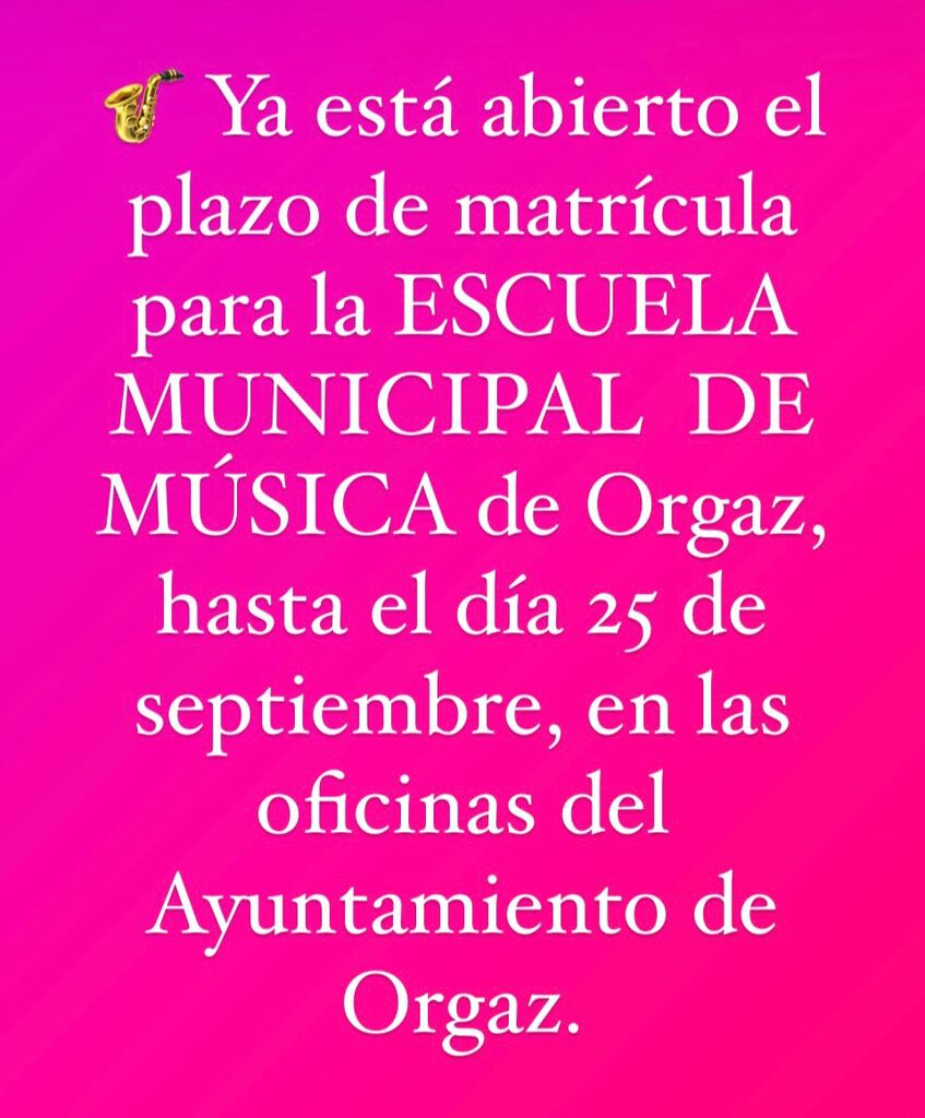 ESCUELA MUNICIPAL DE MÚSICA 