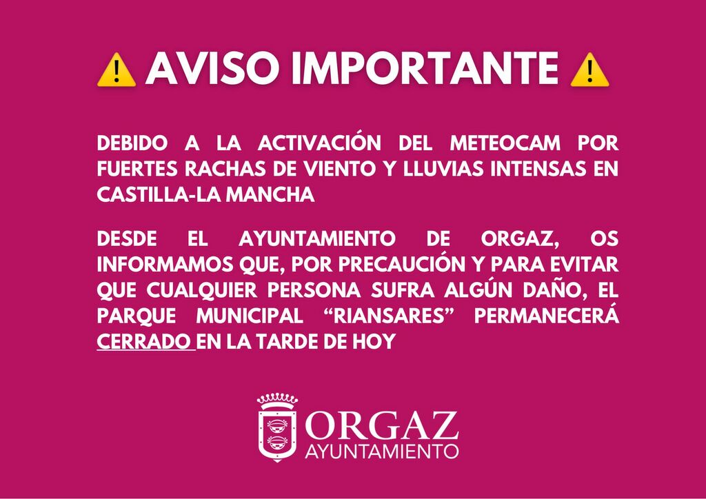 AVISO IMPORTANTE