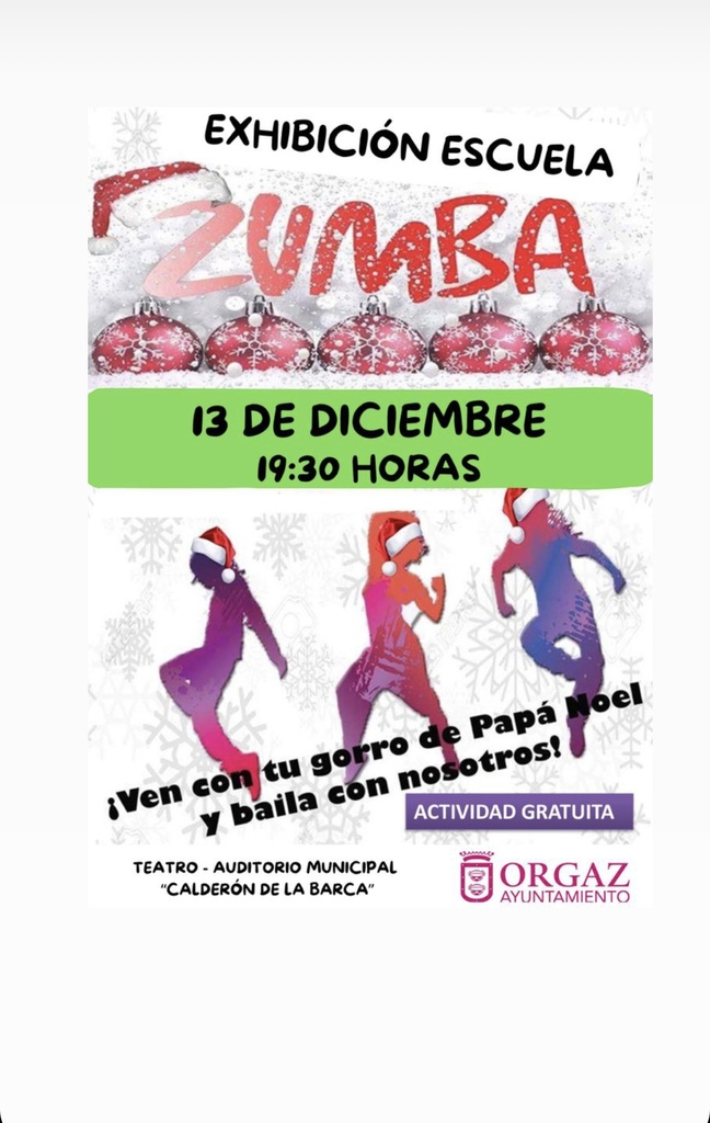 EXHIBICIÓN ESCUELA DE ZUMBA