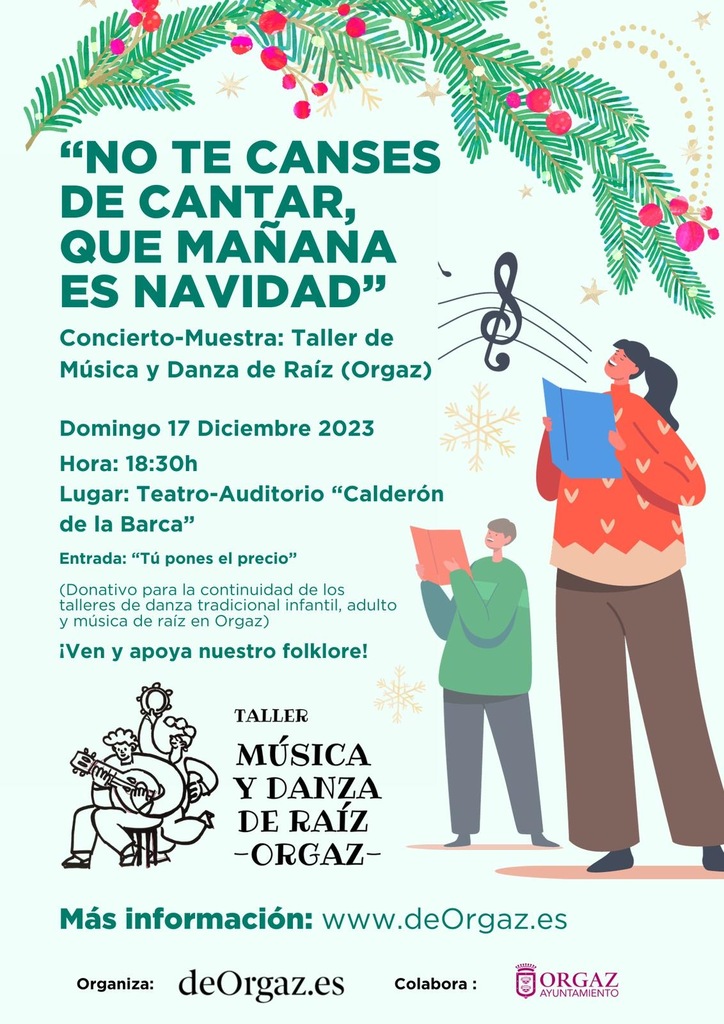 CONCIERTO-MUESTRA TALLER MÚSICA Y BAILE