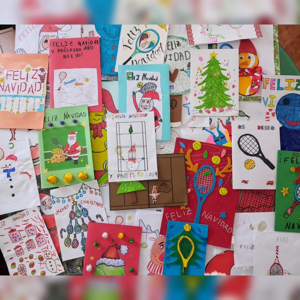 CONCURSO POSTALES NAVIDEÑAS ESCUELA DE TENIS