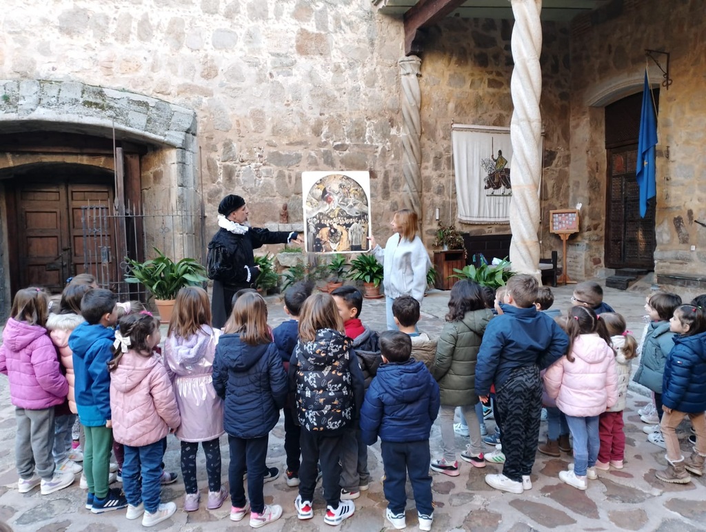 VISITA DEL CICLO  DE INFANTIL AL CASTILLO