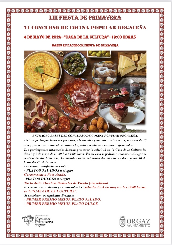 CONCURSO DE COCINA CREATIVA