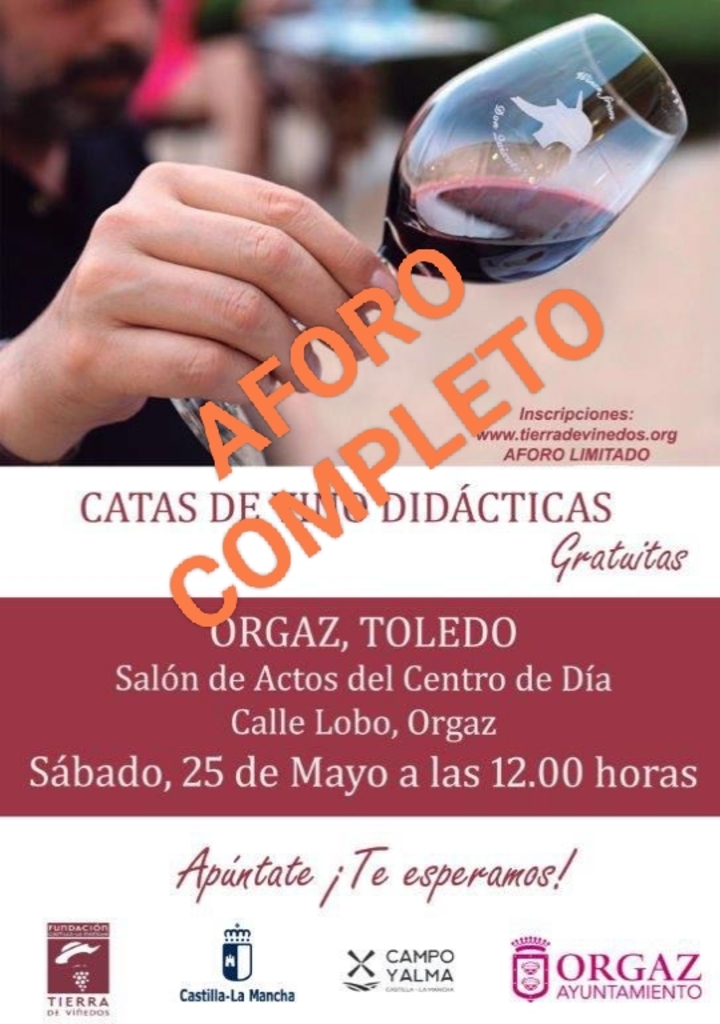 AFORO COMPLETO CATA DE VINOS