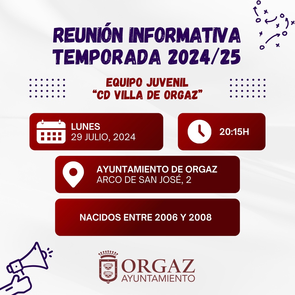 REUNIÓN EQUIPO JUVENIL DE FÚTBOL 