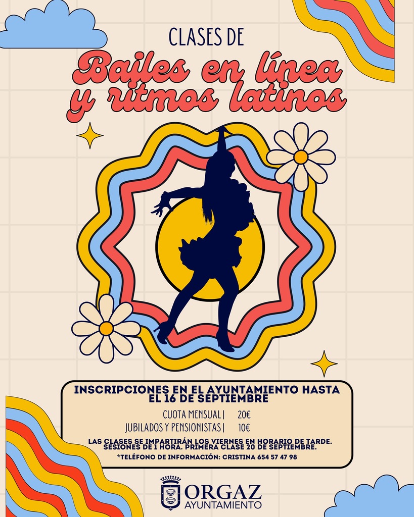 CLASES BAILE EN LINEA Y RITMOS LATINOS 