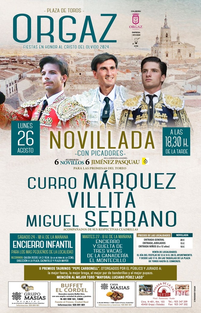 PRESENTACIÓN CARTEL NOVILLADA CON PICADORES 