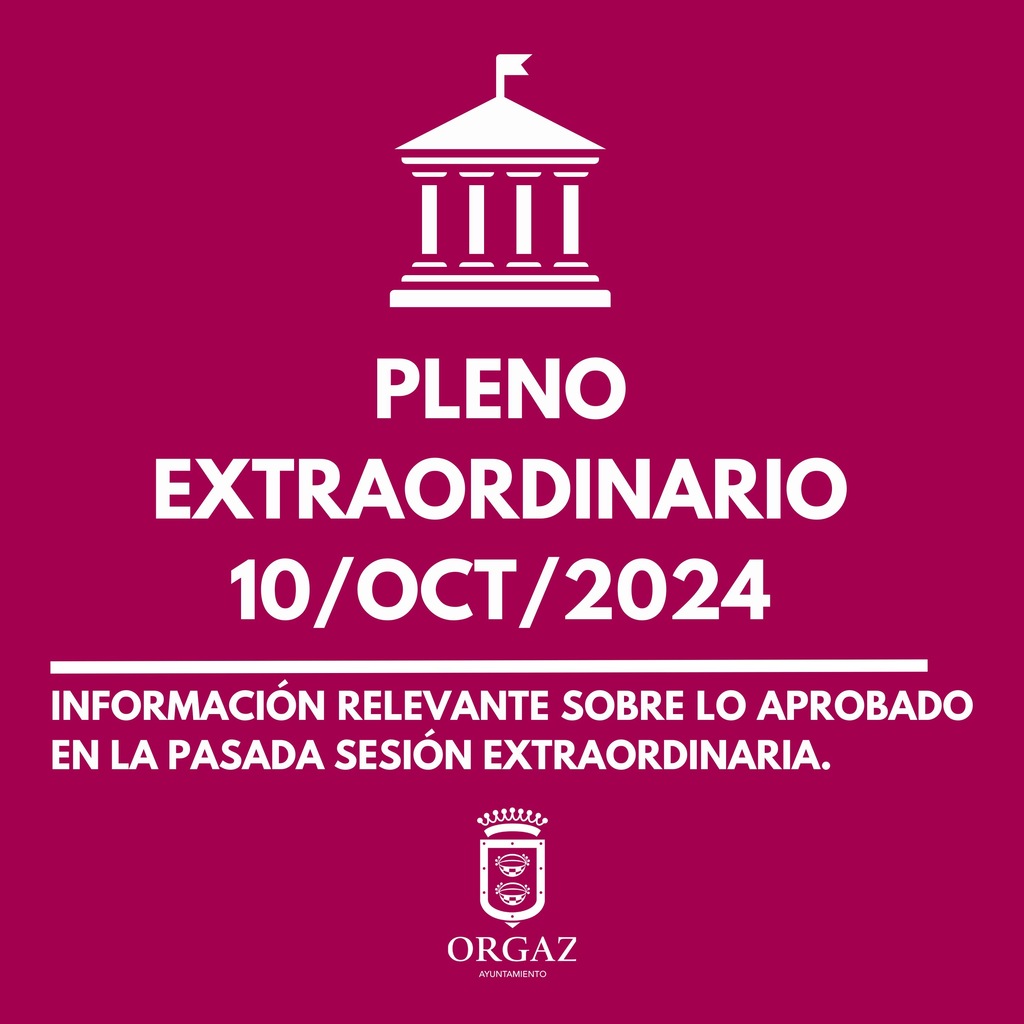 BUENAS NOTICIAS PARA ORGAZ 