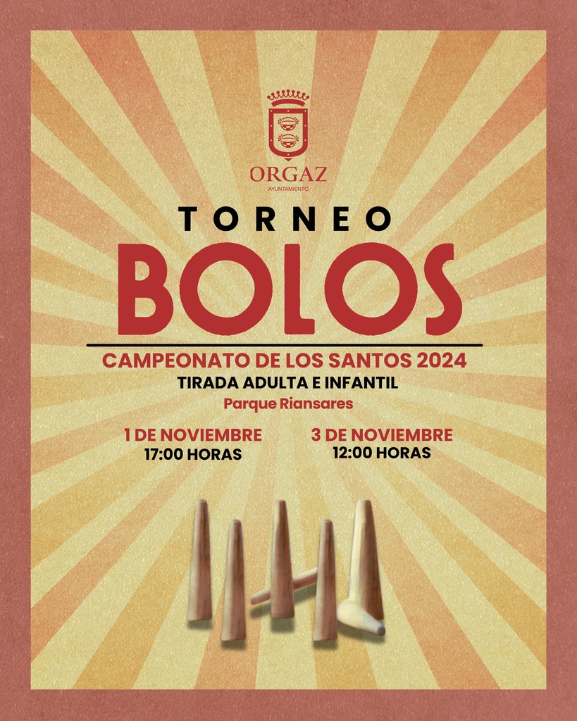TORNEO BOLOS TRADICIONALES DÍA DE TODOS LOS SANTOS