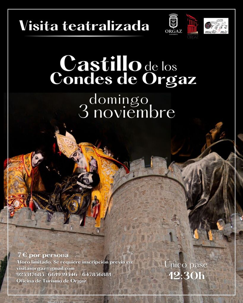 VISITA TEATRALIZADA AL CASTILLO EL 3 DE NOVIEMBRE