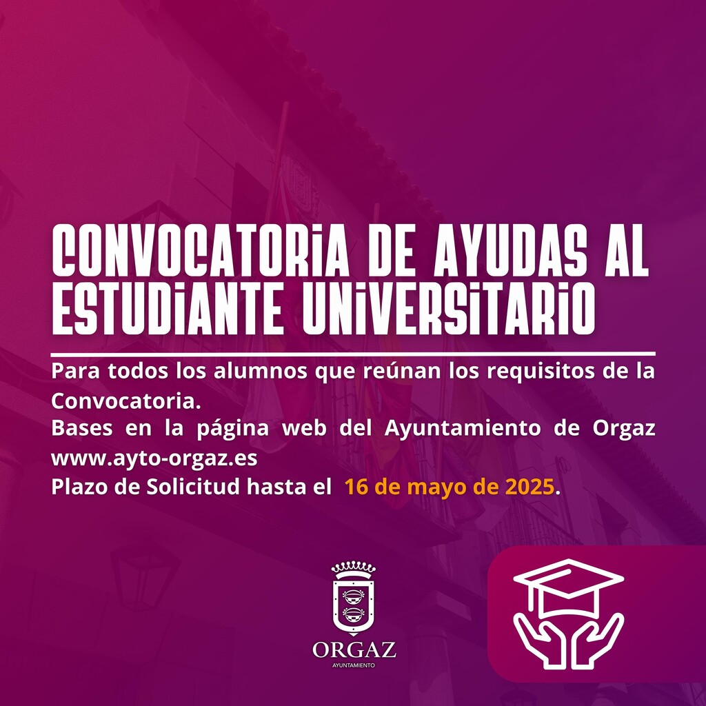 XIV AYUDAS MUNICIPALES AL ESTUDIANTE UNIVERSITARIO