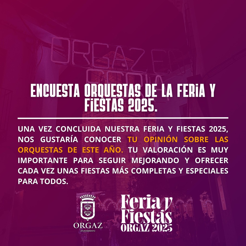 ENCUESTA ORQUESTAS FERIA 2025