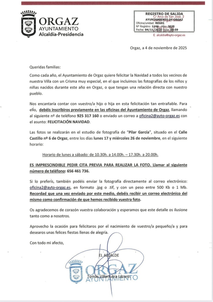 EL ESPÍRITU DE LA NAVIDAD LLEGA A ORGAZ