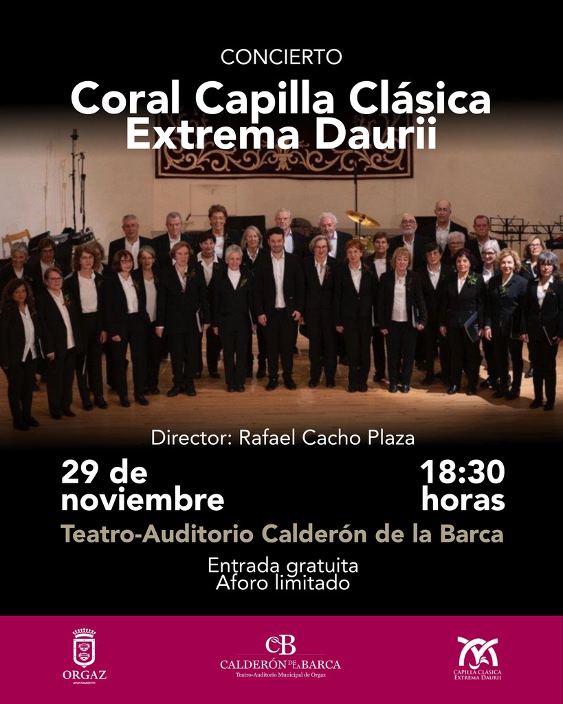 CONCIERTO CORAL CAPILLA CLASICA EXTREMA DAURII