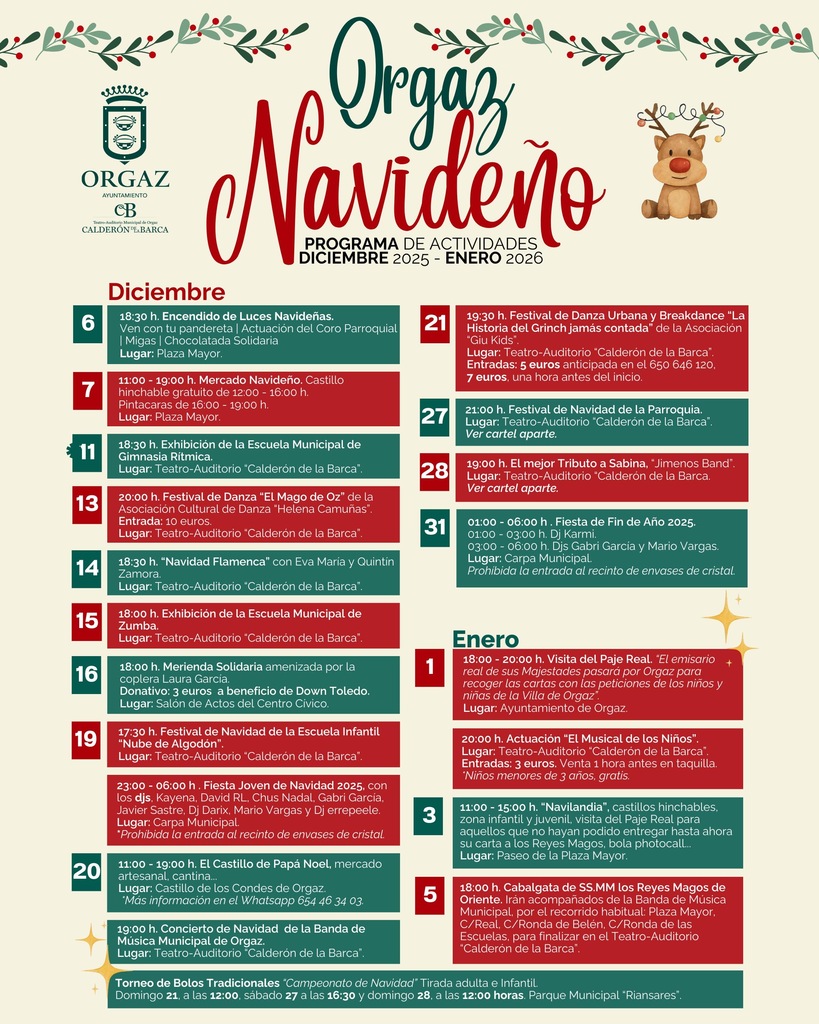 PROGRAMACIÓN NAVIDEÑA