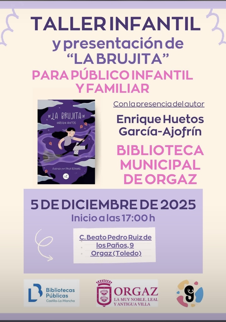TALLER INFANTIL Y PRESENTACIÓN LIBRO 