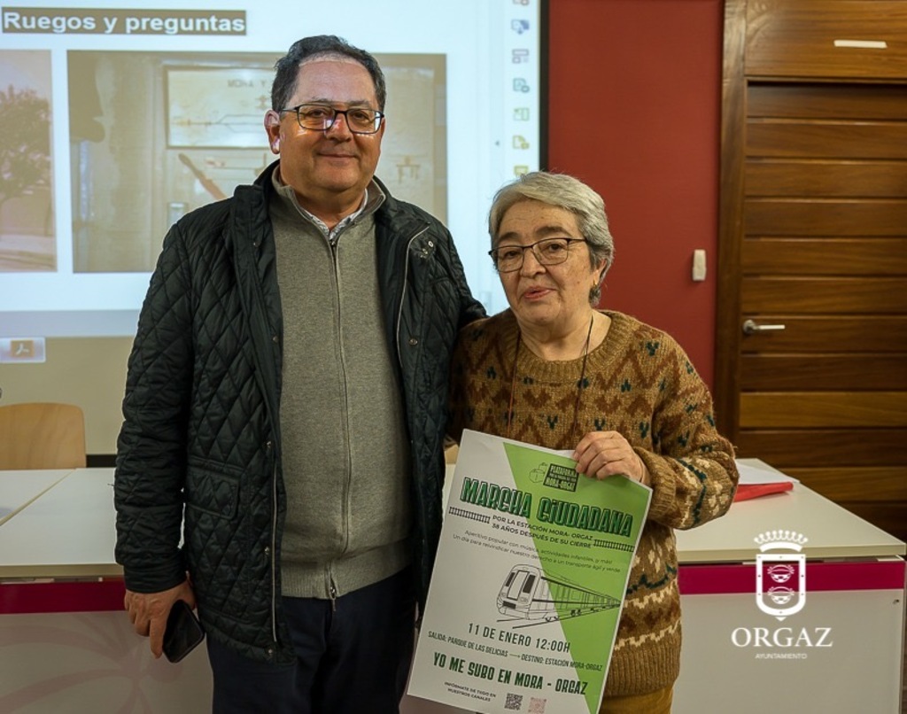 CHARLA INFORMATIVA PLATAFORMA TREN MORA-ORGAZ