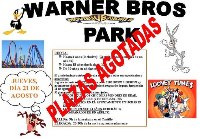 VIAJE A WARNER BROSS