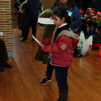 Visita de los niños del primer ciclo de Educación Primaria a los mayores