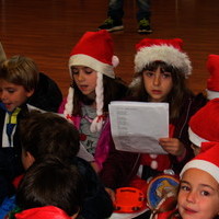 Visita de los niños del primer ciclo de Educación Primaria a los mayores