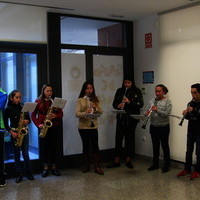 La Banda Municipal Joven visita a los abuelos del Centro de Día