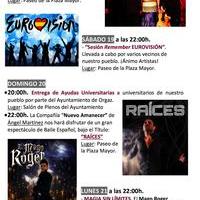 Programa cultural mes de Agosto 