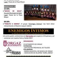 Programa cultural mes de Agosto 