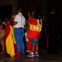 Baile de la Bandera Día del Cristo