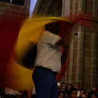 Baile de la Bandera Día del Cristo