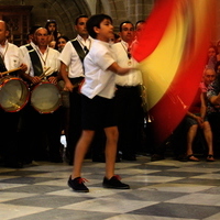 Baile de la Bandera Día del Cristo