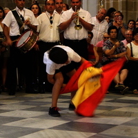 Baile de la Bandera Día del Cristo