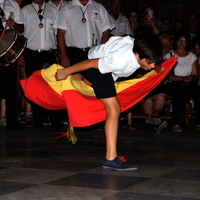 Baile de la Bandera Día del Cristo