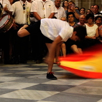 Baile de la Bandera Día del Cristo