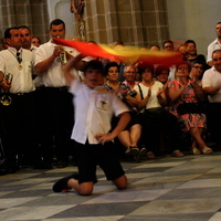 Baile de la Bandera Día del Cristo