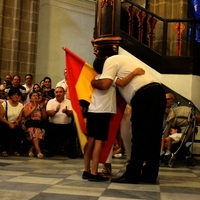 Baile de la Bandera Día del Cristo