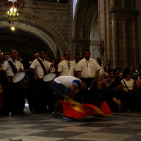 Baile de la Bandera Día del Cristo