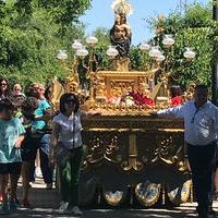 Bajada de la Virgen del Socorro de la Ermita al C.E.I.P -Conde de Orgaz-