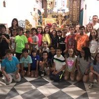 Bajada de la Virgen del Socorro de la Ermita al C.E.I.P -Conde de Orgaz-