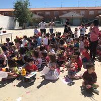 Bajada de la Virgen del Socorro de la Ermita al C.E.I.P -Conde de Orgaz-