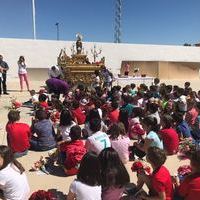 Bajada de la Virgen del Socorro de la Ermita al C.E.I.P -Conde de Orgaz-