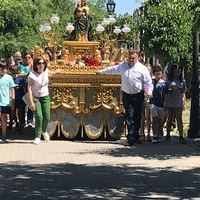 Bajada de la Virgen del Socorro de la Ermita al C.E.I.P -Conde de Orgaz-