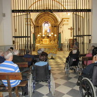 Bajada de la Virgen del Socorro de la Ermita al C.E.I.P -Conde de Orgaz-