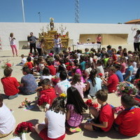 Bajada de la Virgen del Socorro de la Ermita al C.E.I.P -Conde de Orgaz-