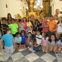 Bajada de la Virgen del Socorro de la Ermita al C.E.I.P -Conde de Orgaz-