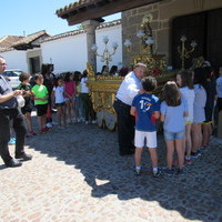 Bajada de la Virgen del Socorro de la Ermita al C.E.I.P -Conde de Orgaz-