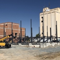 Obras del Parque de Bomberos 