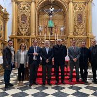 Ángel Felpeto y D.Braulio acuden a la misa de acción de gracias por el final de las obras del Templo 