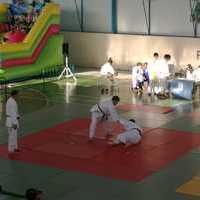 I Festival Judo Lúdico Mancheguito Orgaz-Santacruz en el Pabellón Municipal