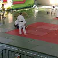 I Festival Judo Lúdico Mancheguito Orgaz-Santacruz en el Pabellón Municipal