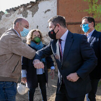 Primera piedra del Consultorio Local de Orgaz 